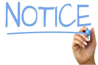 notice