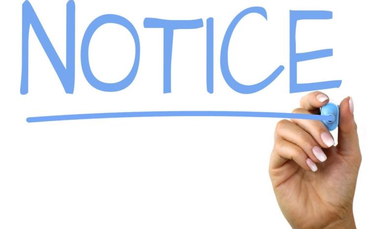 notice